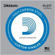 D'ADDARIO PL017 ELECTRIC GUITAR STRING