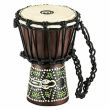 MEINL HDJ6-XXS DJEMBE SMALL 4 1/2" BLACK SNAKE DESIGN