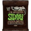 ERNIE BALL 2153 STRINGS FOR ACOUSTIC GUITAR - 12-STRING LIGHT - (9/9-12/12-20W/9-26/12-36/20P-46/26)