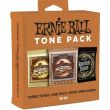 ERNIE BALL 3313 TONE PACK ACOUSTIC 12-54 - 3 ASSORTED SETS ( 2003-2146-2566)