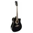 OQAN QGA-21C BK ACOUSTIC GUITAR DREADNOUGHT TYPE CUTAWAY GLOSS BLACK FINISH