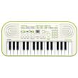CASIO SA-50 (NEW) MUSIC KEYBOARD WHITE/LIME GREEN (POWER SUPPLY NOT INCLUDED AD-E95100)