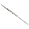 YAMAHA YFL272 SILVERPLATED FLUTE, OPEN HOLES, E-MECH., OUTFIT