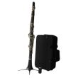 LUCIEN CL-626L BB CLARINET, ABS, 18 NICKEL PLATED KEYS, BARREL 65 MM,  WITH CASE AND ACCESSORIES