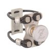 ZAC LIGATURE ZL-4112 ZL-TOP SILVER METAL LIGATURE FOR SOPRANO SAX (EBONITE MOUTHPIECE MEDIUM SIZE - VA-ME-OL-SE-YAM-BA-CL)