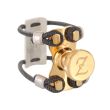 ZAC LIGATURE ZL-6122 ZL-TOP GOLD METAL LIGATURE FOR TENOR SAX (EBONITE MOUTHPIECE LARGE SIZE - BR-NM-ME-OL-SE-YAM)