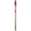 FLAGEOLET IRISH FLUTE (Eb) LACQUERED (BRASS) - WITH RED PLASTIC MOUTHPIECE