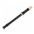 AULOS G204A (204A) SOPRANO RECORDER - THREE-PIECE - DARK BROWN - GERMAN FINGERING