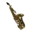 LUCIEN SP-300C LACQUERED CURVED SOPRANO SAXOPHONE, WITH CASE