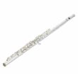 PEARL FLUTES PF505-R SILVERPLATED FLUTE, OPEN HOLES, INLINE G, C-FOOT, OUTFIT
