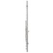 PEARL FLUTES PF-505E SILVER-PLATED TRANSVERSE FLUTE, HOLES CLOSED, E-MECHANISM, OFFSET G, C FOOT