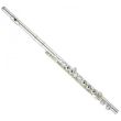 JUPITER JFL700-E SILVERPLATED FLUTE, CLOSED HOLES, OFFSET G, E-MECHANISM, WITH CASE AND COVER