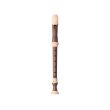 AULOS 709B ALTO RECORDER, F, 3 PARTS, BROWN