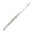 PF-665-RE (PF665 RE) QUANTZ SILV PLT FLUTE, SOLID SILV HEADJOINT, OPEN HOLES, OFFSET G, E-MECHANISM