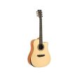 QGA-100 CE AMPLIFIED ACOUSTIC GUITAR, SOLID FIR, NATURAL MATT FINISH