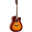 GFGCTABS (FGC-TA-BS) FOLK GUITAR TRANSACOUSTIC WESTERN CUTAWAY BROWN SUNBURST