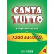 CANTATUTTO VOLUME 4  ED. RICORDI