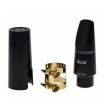 OTTO LINK MOUTHPIECE FOR ALTO SAX METAL 8 (WITH LIGATURE AND CAP)