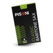 PISONI CLASSIC BARITONE SAX REEDS, FILED, STRENGTH 1.0, 6 REED BOX