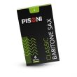 PISONI CLASSIC BARITONE SAX REEDS, FILED, STRENGTH 4.0, 6 REED BOX