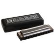 HOHNER 585/20 F F DIAT RICHTER "BLUES BENDER" HARMONICA , BLACK PLASTIC COMB 20 VOICES