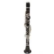 RIPAMONTI 103-SL EB CLARINET EBONY 18/6, SILVER-PLATED KEYS, DOUBLE LEVER EB