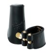 VANDOREN LC27L LIGATURE FOR ALTO SAX LEATHER WITH CAP