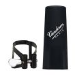 VANDOREN LC53BP LIGATURE WITH PLASTIC CAP FOR ALTO CLARINET "M/O" BLACK
