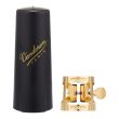 VANDOREN LC57DP LIGATURE WITH PLASTIC CAP FOR ALTO SAX "M/O" GOLD