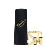 VANDOREN LC59DP LIGATURE WITH PLASTIC CAP FOR BARITONE SAX "M/O" GOLD