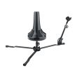 K&M 15140-013-55 (151/4) HORN STAND - BLACK