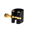 ROVNER 1MB LIGATURE FOR ALTO SAX/SOPRANO SAX METAL DARK