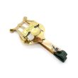 OBRAC GOLD-PLATED "EXTRA" SOPRANO SAXOPHONE CLAMP COT