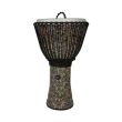 GEWA DJEMBE LIBERTY SERIES MECHANICAL TUNING 14" PEACOCK FEATHER MOTIF