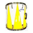 AMAT 123/A IMPERIAL DRUM SPECIAL TYPE CM. 38x36 WHITE BOTTOM YELLOW SPICKS