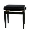 GEWA PIANO BENCH XL GLOSSY BLACK/SIMIL LEATHER