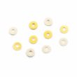 PSW10-018C PAPER PAD WASHER FOR FLUTE, D: 5.0 MM, TH 0.18 MM, CREAM, HOLE: 2.0 MM (BAG OF 100 PCS.)