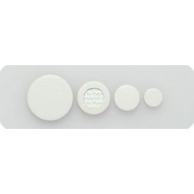 Deluxe Waterproof Clarinet pad, special waterproof white leather, deluxe felt, diameter 15, thickness 3