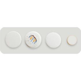 Deluxe Clarinet pad, special white leather, Hi-Tech felt French style, diameter 9,5, thickness 3