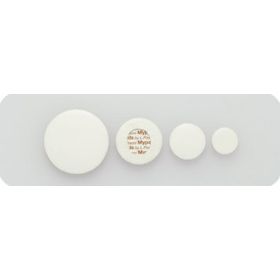 Clarinet pad, white leather, regular felt, diameter 14,5, thickness 2,5