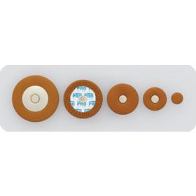 Professional Sax pad, special treated woven felt, waterproof dark brown leather, with convex disc and rivet, diameter 40, thickness 4