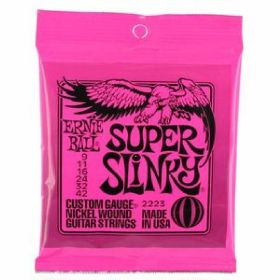ERNIE BALL 2223 SUPER SLINKY (.09-.042) ELECTRIC GUITAR STRING SET