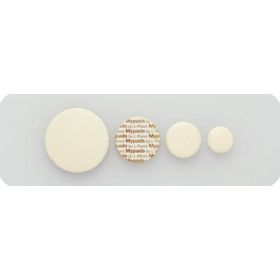 Clarinet pad, double bladder, white, regular felt, diameter 17, thickness 2,5